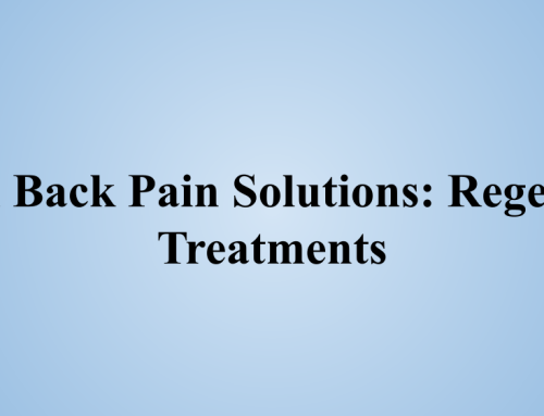 Annular Tears: A Hidden Cause of Chronic Back Pain and Advanced Non-Surgical Solutions