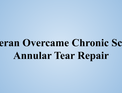 Veterans with Sciatica: Annular Tear Repair